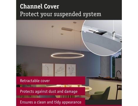 Maskownica profilu wygiętego aluminiowego systemu LINION biały / tworzywo sztuczne - 8