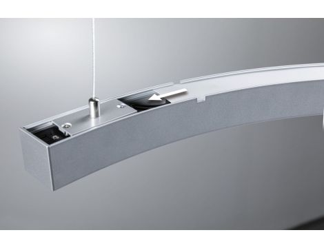 Maskownica profilu wygiętego aluminiowego systemu LINION biały / tworzywo sztuczne - 4