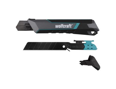 Nóż z odłamywanym ostrzem 25 mm PRO SAFETY, wolfcraft - 3