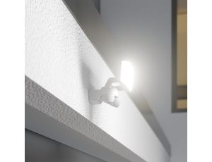 Naświetlacz z czujnikiem Steinel XLED Protect  PIR 14,3W 3000K 1642lm IP54 IK03 230V biały/ tworzywo sztuczne - image 2