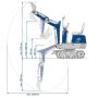 Minikoparka Scheppach EXC815 - 24