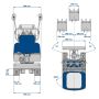 Minikoparka Scheppach EXC815 - 22