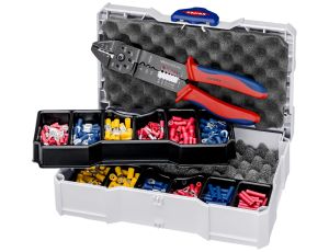 Knipex - Artykuły do zagniatania, Do końcówek i złączek kablowych 13-częściowy - 97 90 26