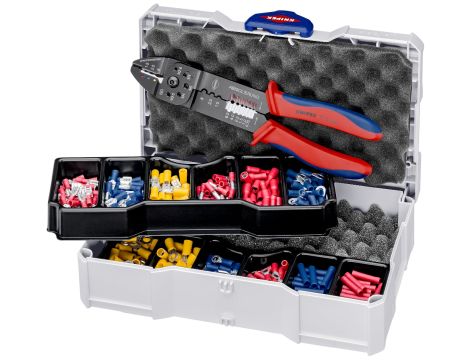 Knipex - Artykuły do zagniatania, Do końcówek i złączek kablowych 13-częściowy - 97 90 26