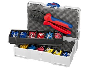 Knipex - Artykuły do zagniatania, Do końcówek i złączek kablowych 13-częściowy - 97 90 21