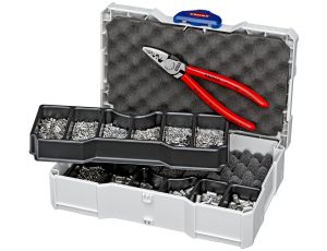 Knipex - Artykuły do zagniatania, Do tulejek kablowych 10 częśc - 97 90 05