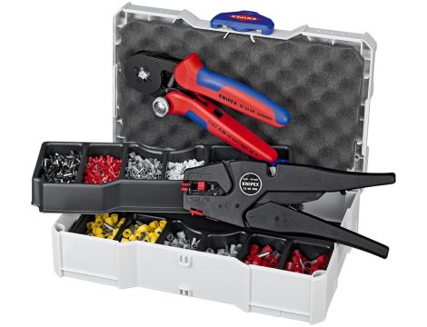 Knipex - Artykuły do zagniatania, Do tulejek kablowych 10 częśc - 97 90 10