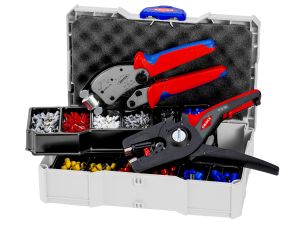 Knipex - Artykuły do zagniatania, Do tulejek kablowych 11-częściowe - 97 90 14