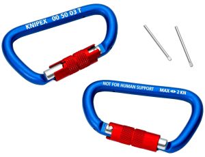 Knipex - Karabińczyk, 2 szt.  - 00 50 03 T BK