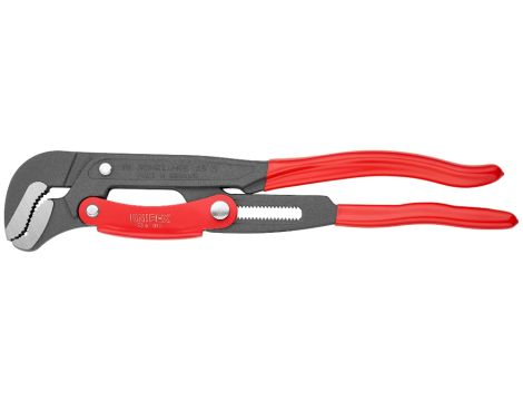 Knipex - Klucz nastawny do rur ze szczękami typu S, Z przyciskiem szybkiej regulacji  - 83 61 015