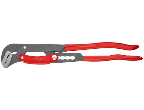 Knipex - Klucz nastawny do rur ze szczękami typu S, Z przyciskiem szybkiej regulacji  - 83 61 020