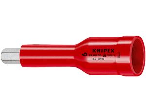 Knipex - Klucz trzpieniowy do śrub z gniazdem sześciokątnym, Z gniazdem czworokątnym 1/2