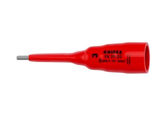 Knipex - Klucz trzpieniowy do śrub z gniazdem sześciokątnym, Z gniazdem czworokątnym 3/8