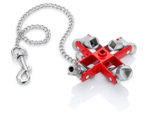 Knipex - Klucz uniwersalny, Do wszystkich standardowych tablic rozdzielczych i systemów odcinających  - 00 11 06