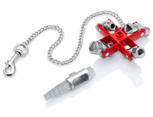 Knipex - Klucz uniwersalny do zastosowań w budownictwie, Do wszystkich standardowych tablic rozdzielczych i systemów odcinających  - 00 11 06 V01