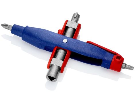 Knipex - Klucz wielofunkcyjny do szaf sterowniczych, Do wszystkich standardowych tablic rozdzielczych i systemów odcinających  - 00 11 07