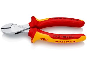 Knipex - KNIPEX X-Cut®, Kompaktowe szczypce tnące boczne Z wysokim przełożeniem dźwigni - 73 06 160