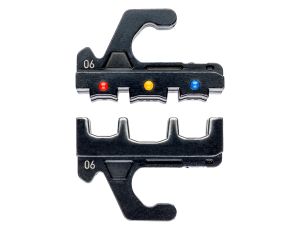 Knipex - Matryca zagniatająca, Dla izolowanych złączy kablowych  - 97 39 06