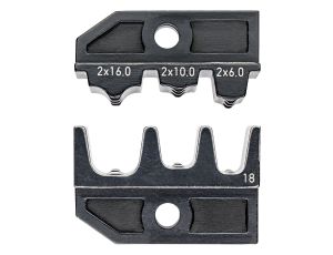 Knipex - Matryca zagniatająca, Do tulejek kablowych Twin  - 97 49 18