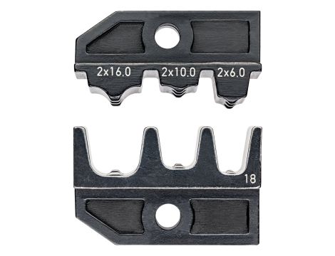 Knipex - Matryca zagniatająca, Do tulejek kablowych Twin  - 97 49 18