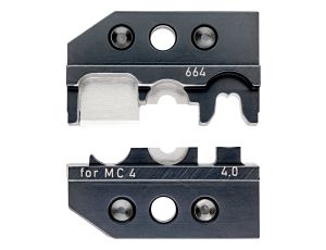 Knipex - Matryca zagniatająca, Do złączy fotowoltaicznych MC4® (Multi-Contact) & MC4® EVO2  - 97 49 66 4