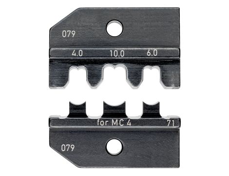 Knipex - Matryca zagniatająca, Do złączy fotowoltaicznych MC4® (Multi-Contact)  - 97 49 71