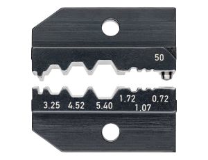 Knipex - Matryca zagniatająca, Do złączy koncentrycznych/instalacji telefonicznych w samochodach  - 97 49 50