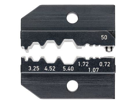Knipex - Matryca zagniatająca, Do złączy koncentrycznych/instalacji telefonicznych w samochodach  - 97 49 50