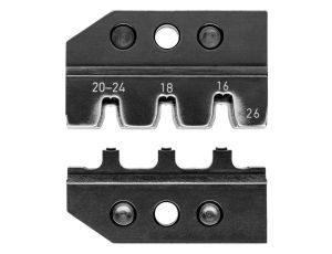 Knipex - Matryca zagniatająca, Do złączy typu Mini-Fit„˘ firmy Molex LLC  - 97 49 26