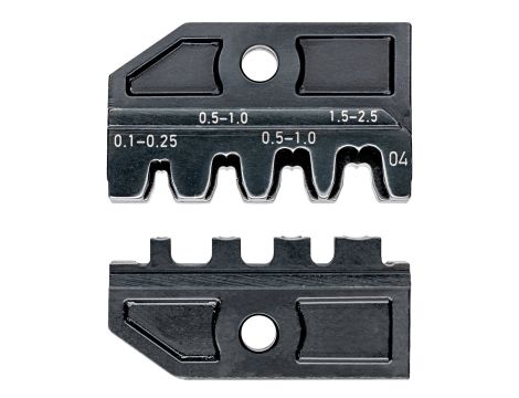 Knipex - Matryca zagniatająca, Nieizolowanych końcówek kablowych nasuwanych 'żeńskich"(szerokość 2,8 + 4,8 mm)  - 97 49 04