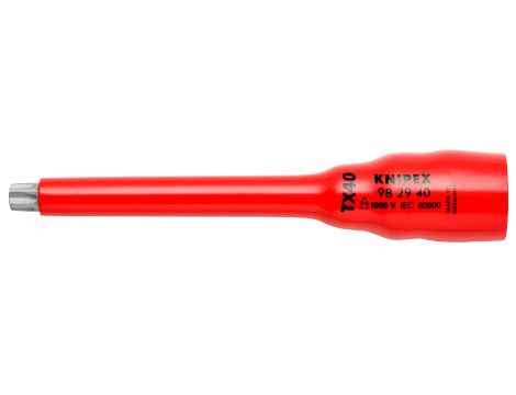 Knipex - Nasadka sześciokątna (podwójny profil sześciokątny), Do TX40  - 98 29 40