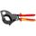 Knipex - Nożyce do kabli, (z mechanizmem zapadkowym)  - 95 36 280