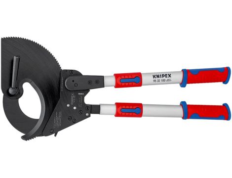 Knipex - Nożyce do kabli, (z mechanizmem zapadkowym) I ramionami teleskopowymi - 95 32 100