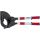 Knipex - Nożyce do kabli, (z mechanizmem zapadkowym) I ramionami teleskopowymi - 95 32 100