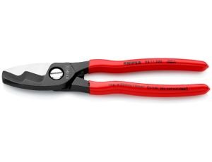Knipex - Nożyce do kabli, Z podwójnym ostrzem  - 95 11 200