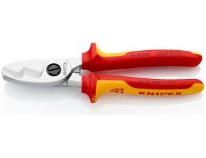 Knipex - Nożyce do kabli, Z podwójnym ostrzem  - 95 16 200