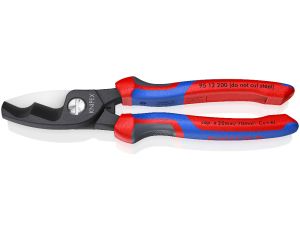 Knipex - Nożyce do kabli, Z podwójnym ostrzem  - 95 12 200