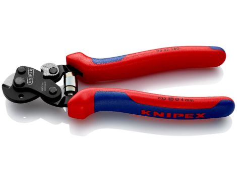 Knipex - Nożyce do lin stalowych, Przeznaczone także do lin stalowych o dużej wytrzymałości  - 95 62 160