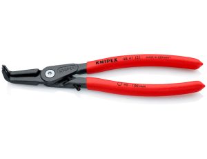 Knipex - Precyzyjne szczypce do pierścieni osadczych, Do montażu pierścieni wewnętrznych w otworach  - 48 41 J31