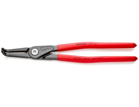 Knipex - Precyzyjne szczypce do pierścieni osadczych, Do montażu pierścieni wewnętrznych w otworach  - 48 21 J41
