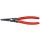 Knipex - Precyzyjne szczypce do pierścieni osadczych, Do montażu pierścieni wewnętrznych w otworach Z wkrętem ustalającym zabezpieczającym przed nadmiernym rozwarciem szczypiec - 48 31 J2