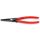 Knipex - Precyzyjne szczypce do pierścieni osadczych, Do montażu pierścieni wewnętrznych w otworach Z wkrętem ustalającym zabezpieczającym przed nadmiernym rozwarciem szczypiec - 48 31 J3