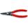 Knipex - Precyzyjne szczypce do pierścieni osadczych, Do montażu pierścieni wewnętrznych w otworach Z wkrętem ustalającym zabezpieczającym przed nadmiernym rozwarciem szczypiec - 48 31 J0