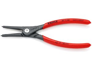 Knipex - Precyzyjne szczypce do pierścieni osadczych, Do montażu pierścieni zewnętrznych na wałach  - 49 11 A2