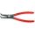 Knipex - Precyzyjne szczypce do pierścieni osadczych, Do montażu pierścieni zewnętrznych na wałach  - 49 21 A31