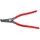 Knipex - Precyzyjne szczypce do pierścieni osadczych, Do montażu pierścieni zewnętrznych na wałach  - 49 21 A41