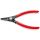 Knipex - Precyzyjne szczypce do pierścieni osadczych, Do montażu pierścieni zewnętrznych na wałach Z wkrętem ustalającym zabezpieczającym przed nadmiernym rozwarciem szczypiec - 49 31 A1