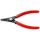 Knipex - Precyzyjne szczypce do pierścieni osadczych, Do montażu pierścieni zewnętrznych na wałach Z wkrętem ustalającym zabezpieczającym przed nadmiernym rozwarciem szczypiec - 49 31 A0