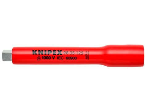 Knipex - Przedłużacz, Z gniazdem/zabierakiem czworokątnym 3/8" - 98 35 125