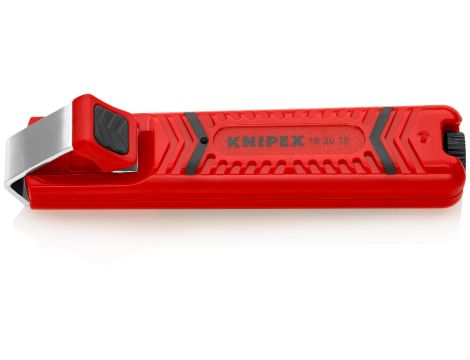 Knipex - Przyrząd do ściągania zewnętrznej izolacji, Z ostrzem skalpela  - 16 20 16 SB